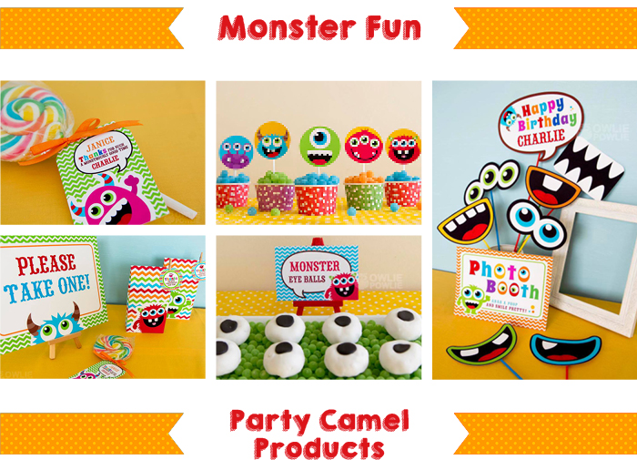 Monster Tableware Party Cupcake Stan main image 0